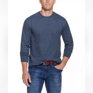 $45 NWT WEATHERPROOF MENS NAVY BLUE THERMAL CREW NECK LONG SLEEVE SIZE XXL